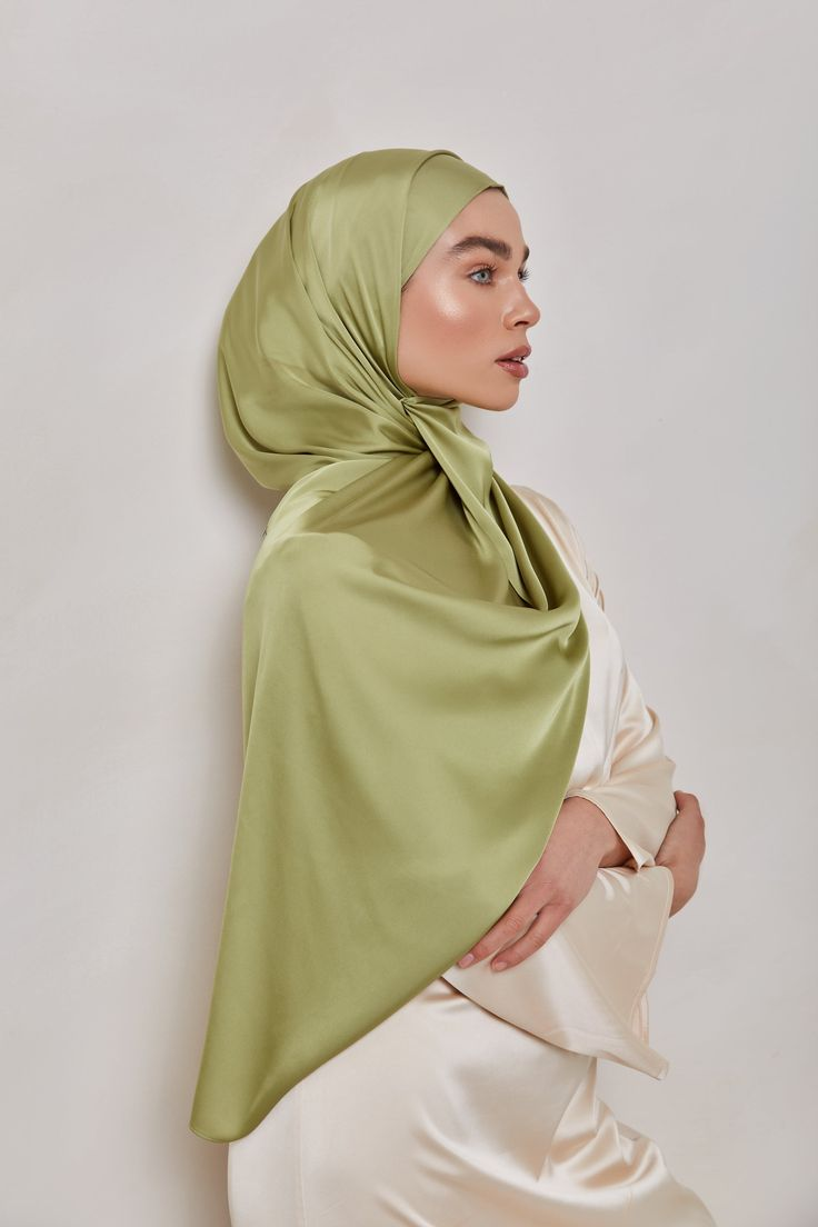 Satin hijab Silk hijab
